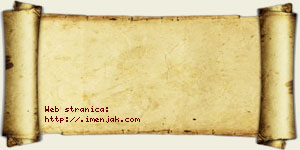 Jovana Unjić vizit kartica